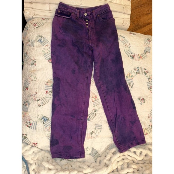 Levi's Denim - Levi's Purple Straight Leg Jeans